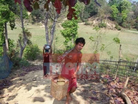 Heat wave sweeps South Tripura:  South Tripura reels under severe drinking water crisis   